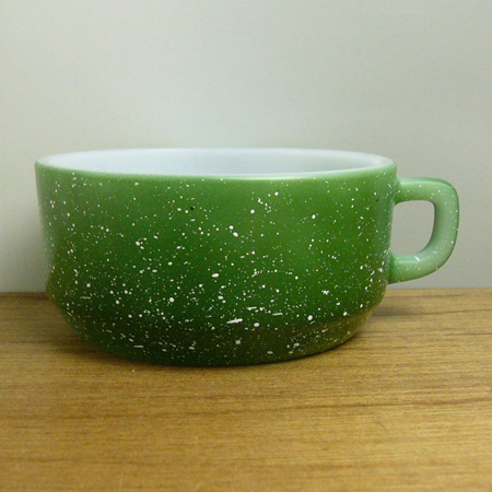 ファイヤーキング・スープカップ　スプラッシュ　緑