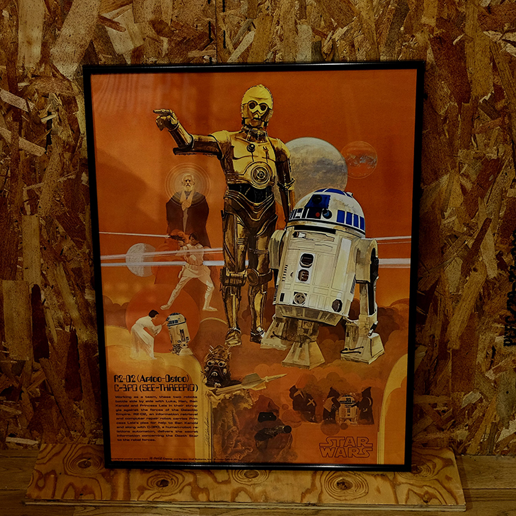 バーガーシェフxコカコーラ☆Ｒ2Ｄ2・Ｃ3ＰＯ・ポスター☆DEALERSHIP